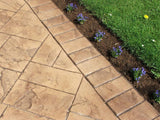 Cut Stone Brick Soldier Border Mat - Rigid