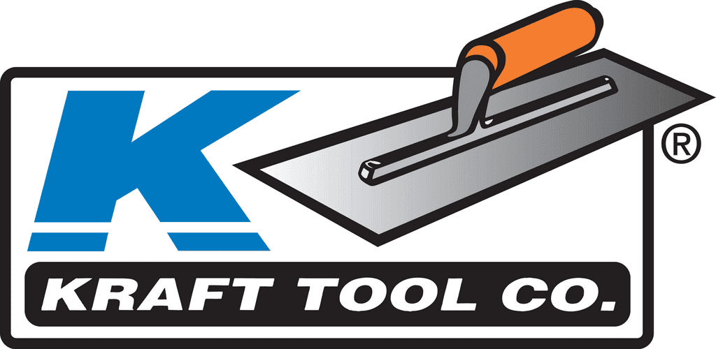 Kraft Tool CF737BPF Blue Steel Pool Trowel - 16" x 4" (407mm x 102mm) Long Shank Proform handle