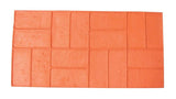 Basket Weave Brick Textured Printing Mats - 6 Rigid + 1 Floppy Set