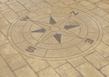 Compass Design Textured Printing Mat